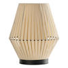 TISCHLEUCHTE 20,5/24,5 cm   - Beige, Basics, Textil/Metall (20,5/24,5cm) - Osram