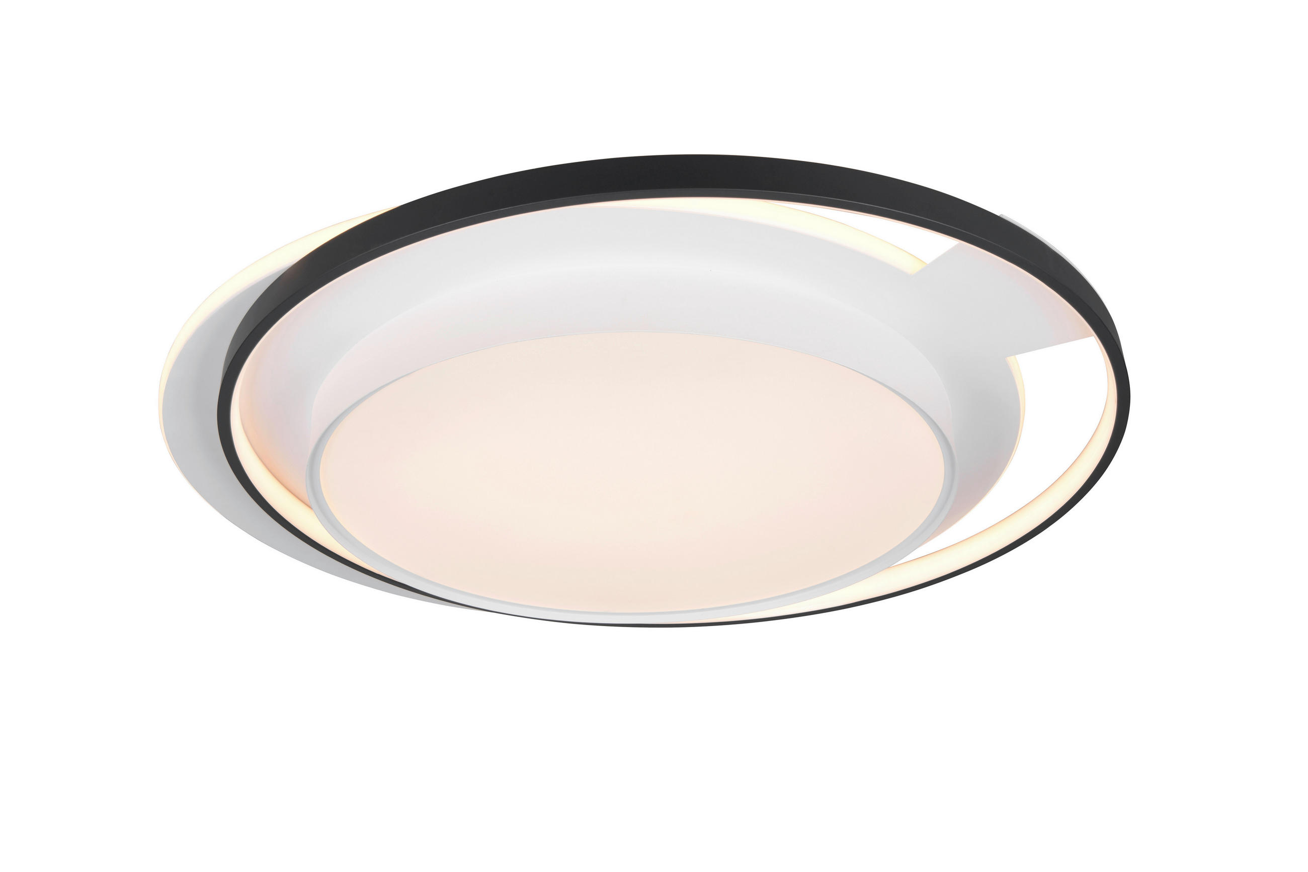 LED-DECKENLEUCHTE Ceru   - Anthrazit/Weiß, Design, Metall (88/10/80cm) - Trio Leuchten