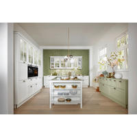 EINBAUKÜCHE   - Eichefarben/Weiß, Design, Holzwerkstoff - Dieter Knoll