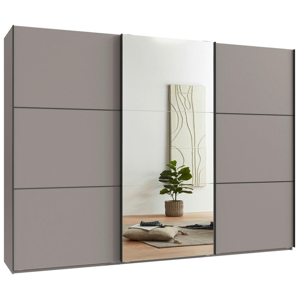 Schwebetürenschrank Indian A Sahara Dekor/spiegel, B: 300cm