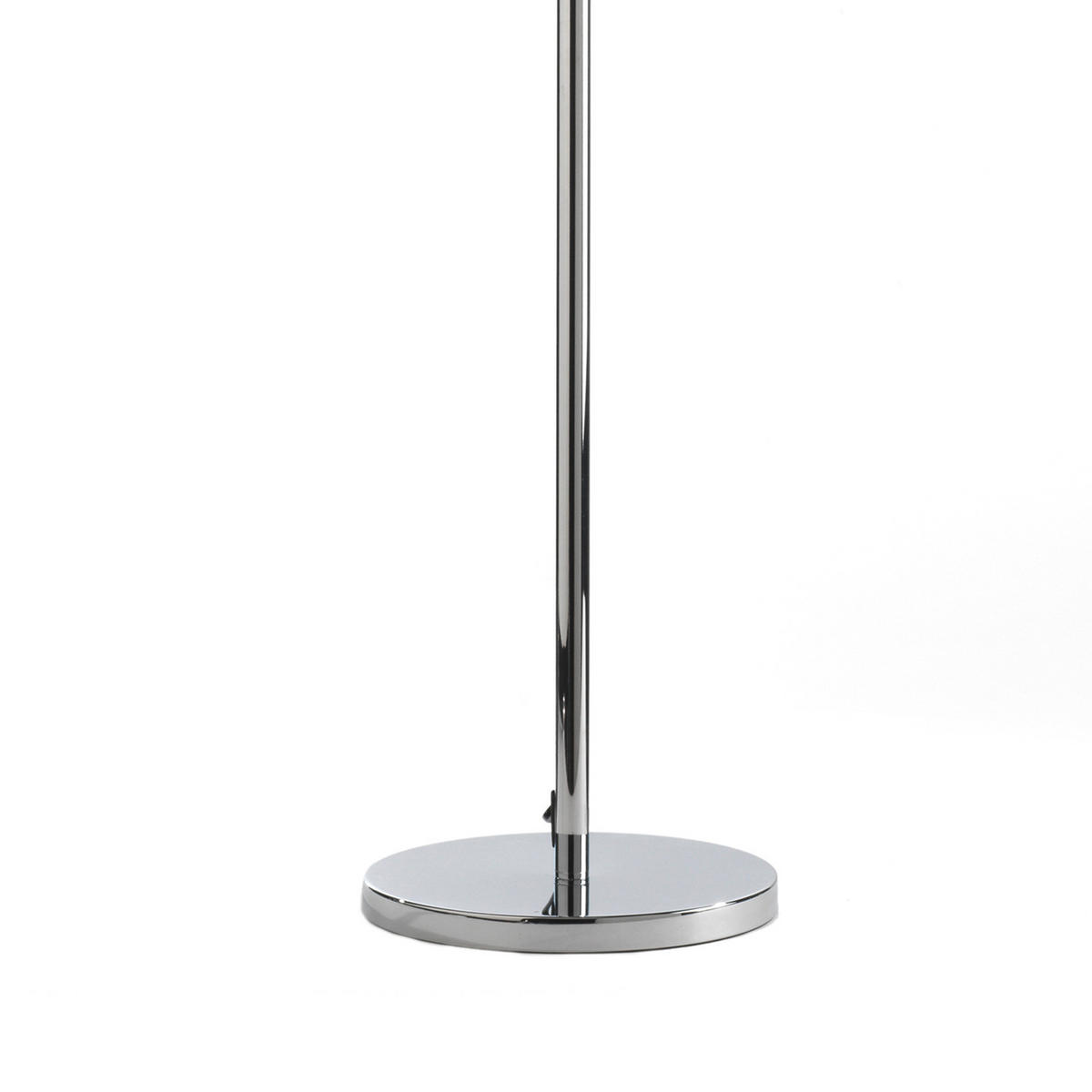 STEHLEUCHTE 50/30/158 cm    - Chromfarben/Hellgrau, Design, Glas/Kunststoff (50/30/158cm)