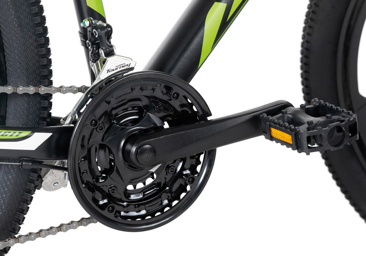 MOUNTAINBIKE 27,5 Zoll  - Schwarz/Grün, Basics, Metall (139/76/21cm) - Atrigo