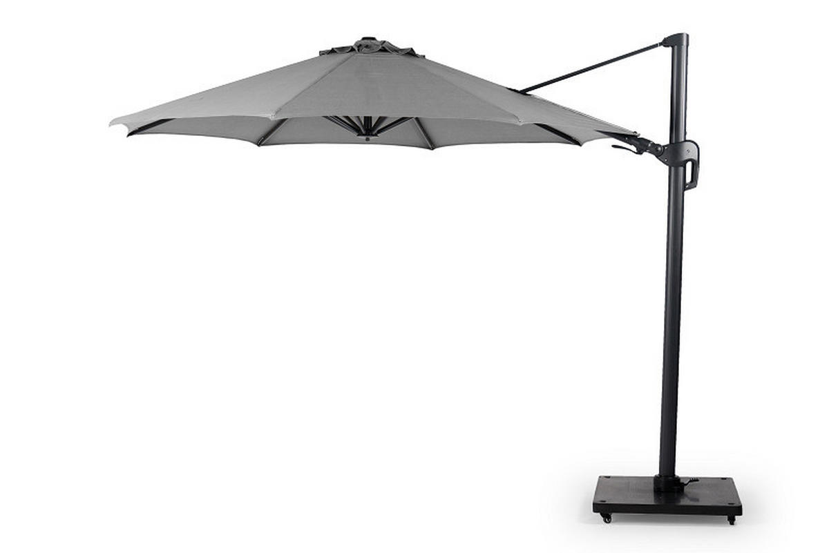 AMPELSCHIRM 350 cm   - Anthrazit/Hellgrau, Basics, Textil/Metall (350cm) - Tierra Outdoor