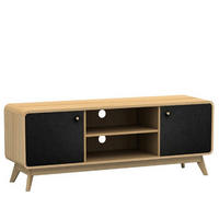 LOWBOARD Cassie  in 140/53/39 cm  - Eichefarben/Schwarz, Design, Holz/Holzwerkstoff (140/53/39cm) - MID.YOU