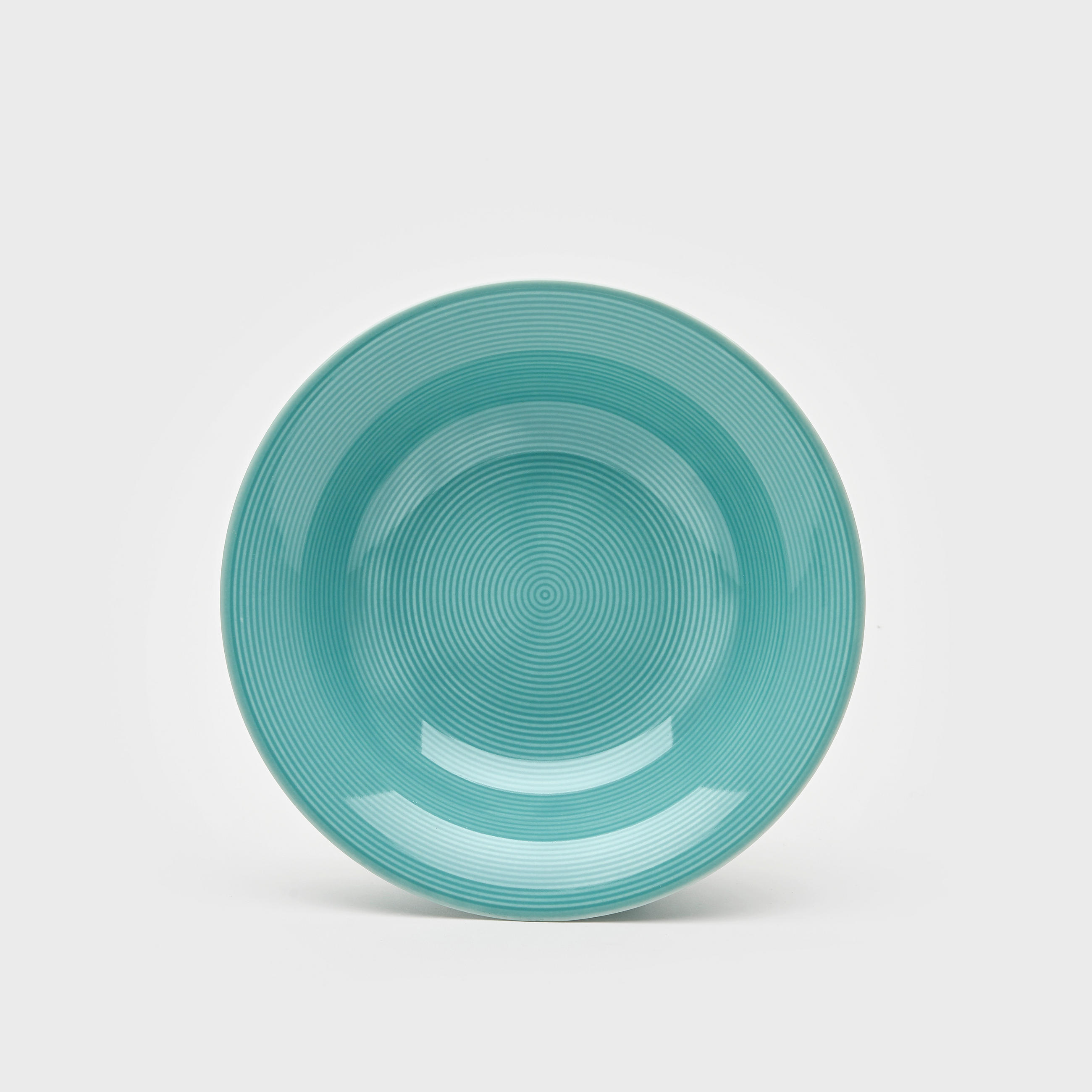 SUPPENTELLER Türkis 6-teilig Porzellan Jive  - Türkis, Basics, Keramik (20cm) - Van Well