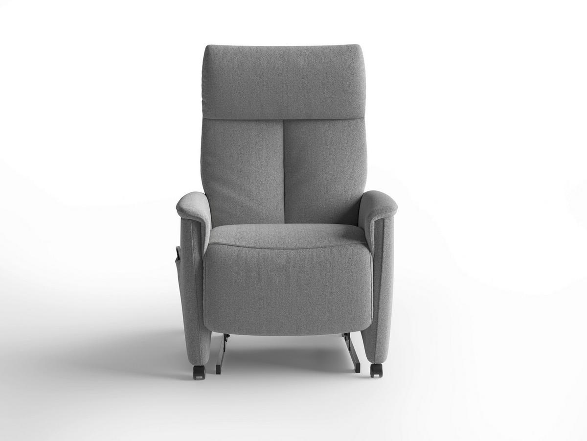 RELAXSESSEL in Textil Anthrazit  - Anthrazit/Schwarz, Basics, Kunststoff/Textil (76/110/84cm) - Sit & More