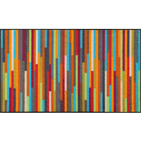 FUßMATTE 75/120 cm Mikado  Stripes  - Multicolor, KONVENTIONELL, Kunststoff/Textil (75/120cm) - wash+dry