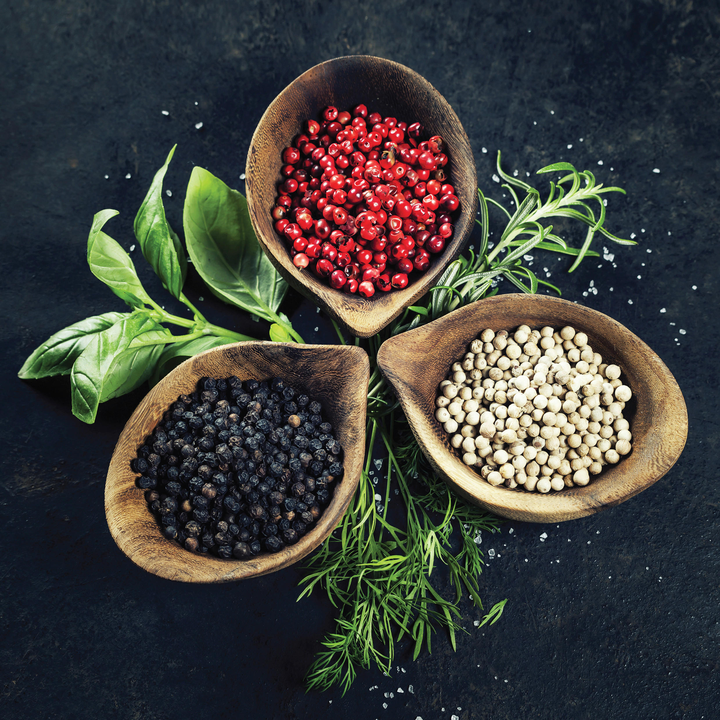 GLASBILD Gewürze  - Multicolor, Basics, Glas (20/20/1,40cm) - Euroart