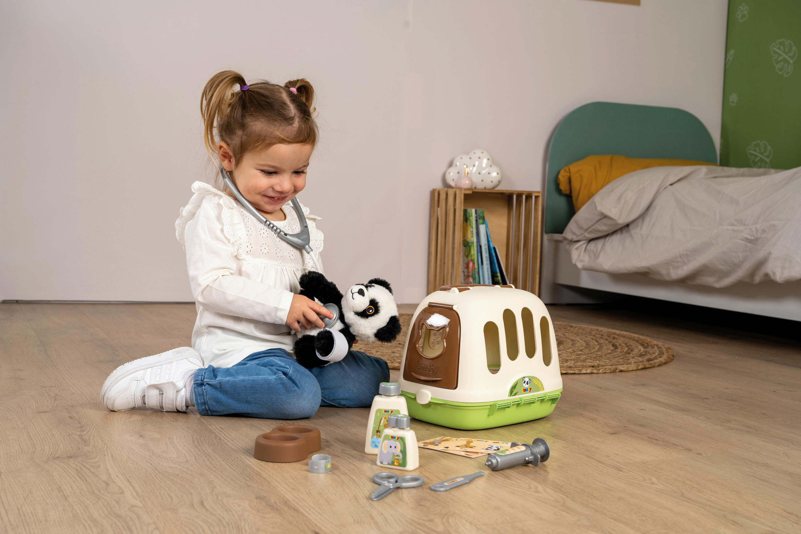 TIERSET - Multicolor, Basics, Kunststoff (19,30/26,40/19,30cm) - SMOBY