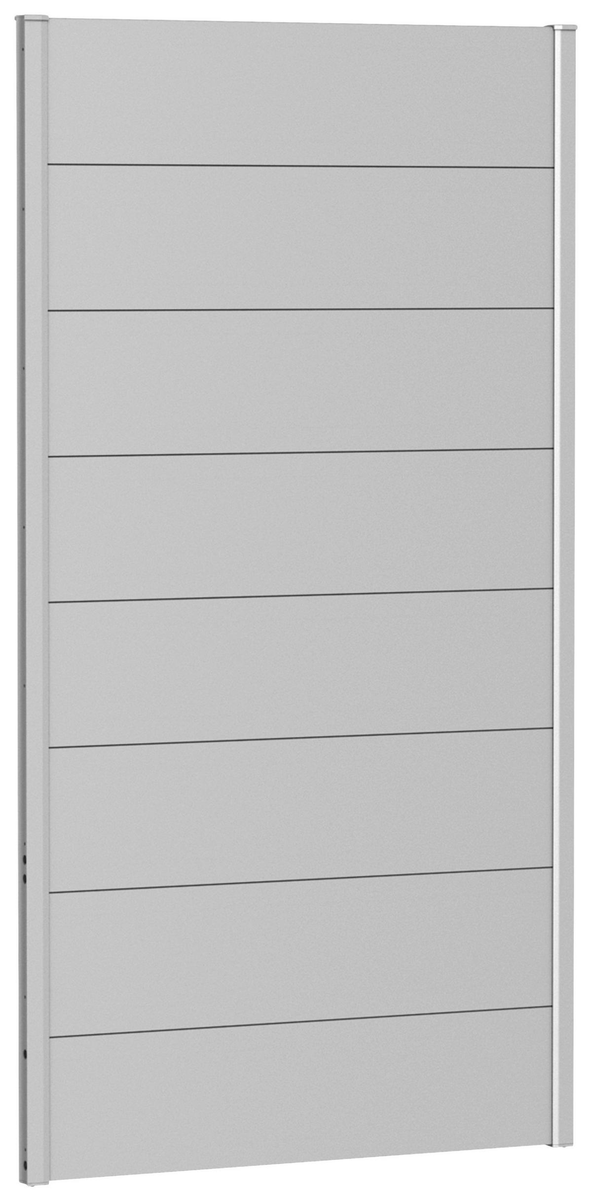 SICHTSCHUTZ - Silberfarben, Basics, Metall (96/182/4,4cm) - Biohort