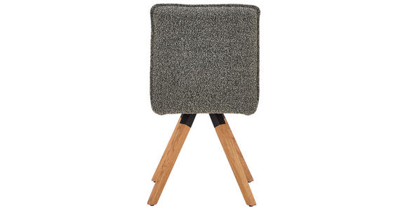 STUHL - Dunkelgrün/Schwarz, KONVENTIONELL, Holz/Textil (47/88/60cm) - Venda