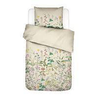 BETTWÄSCHE 2-teilig Augustina Satin 155/220 cm  - Creme, KONVENTIONELL, Textil (155/220cm) - Essenza