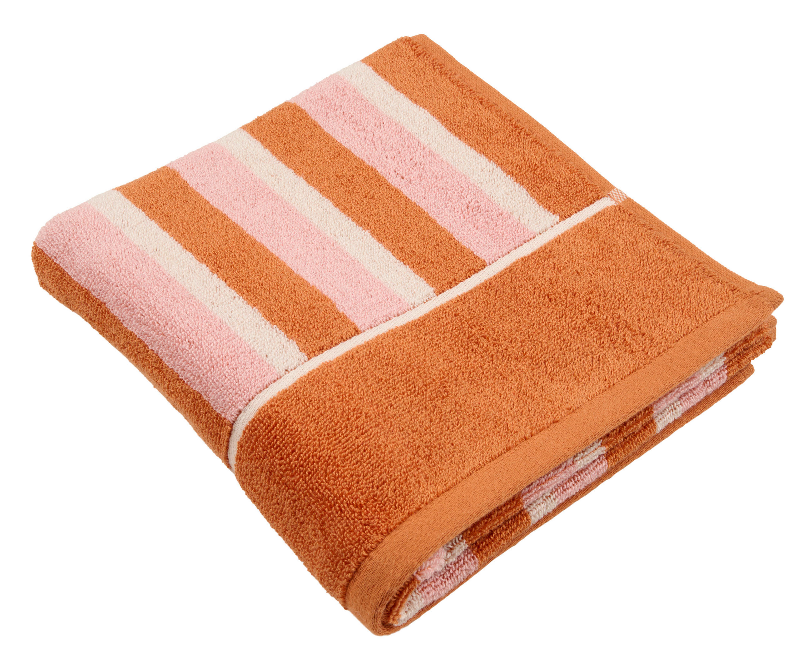 HANDTUCH 50/100 cm ELLA Orange  - Orange, KONVENTIONELL, Textil (50/100cm) - Esposa