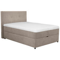 BOXBETT 120/200 cm  in Grau  - Schwarz/Grau, Konventionell, Kunststoff/Textil (120/200cm) - Carryhome