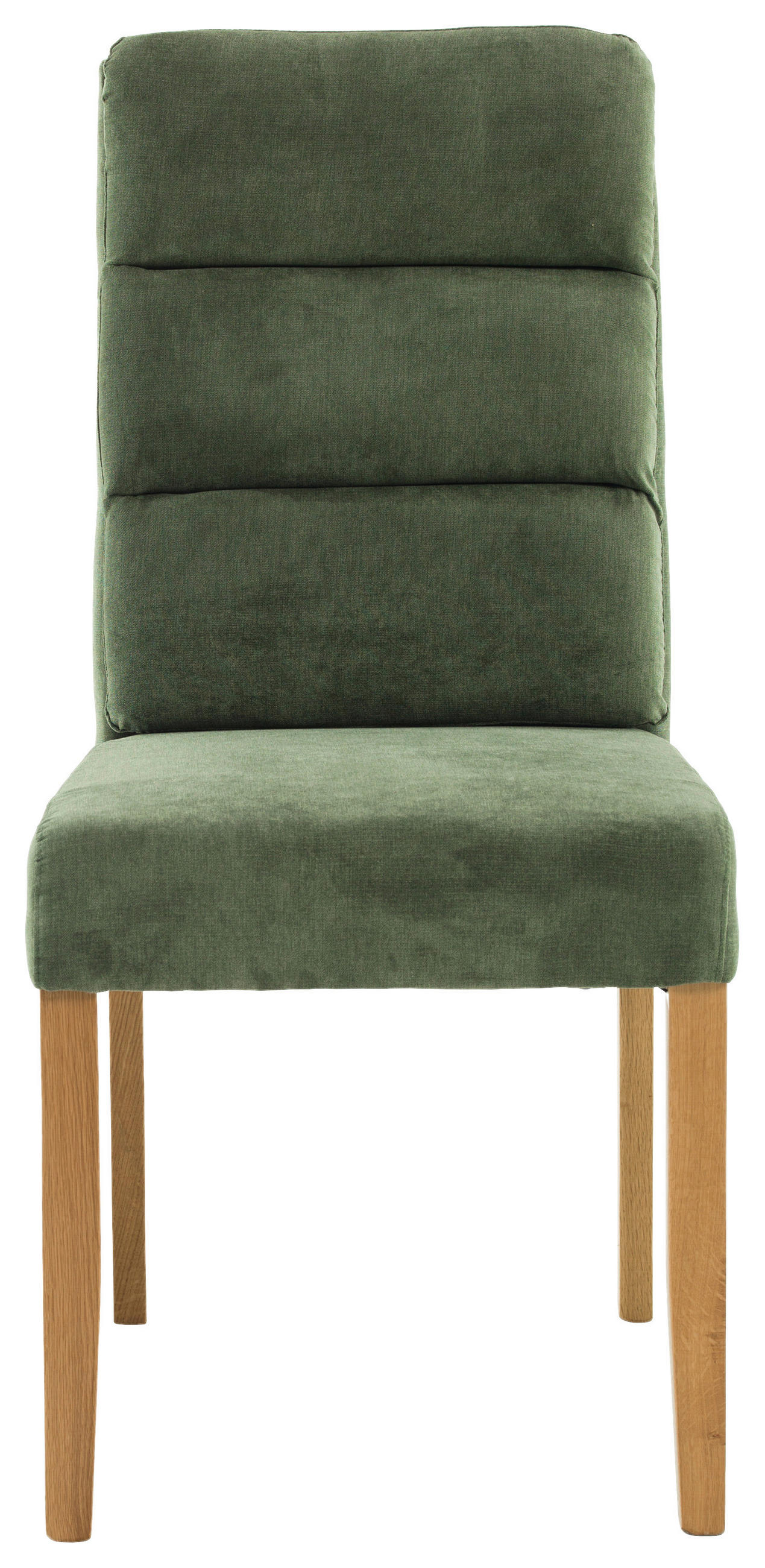 STUHL in Holz, Textil Eichefarben, Dunkelgrün  - Dunkelgrün/Eichefarben, KONVENTIONELL, Holz/Textil (47/95/64cm) - Cantus