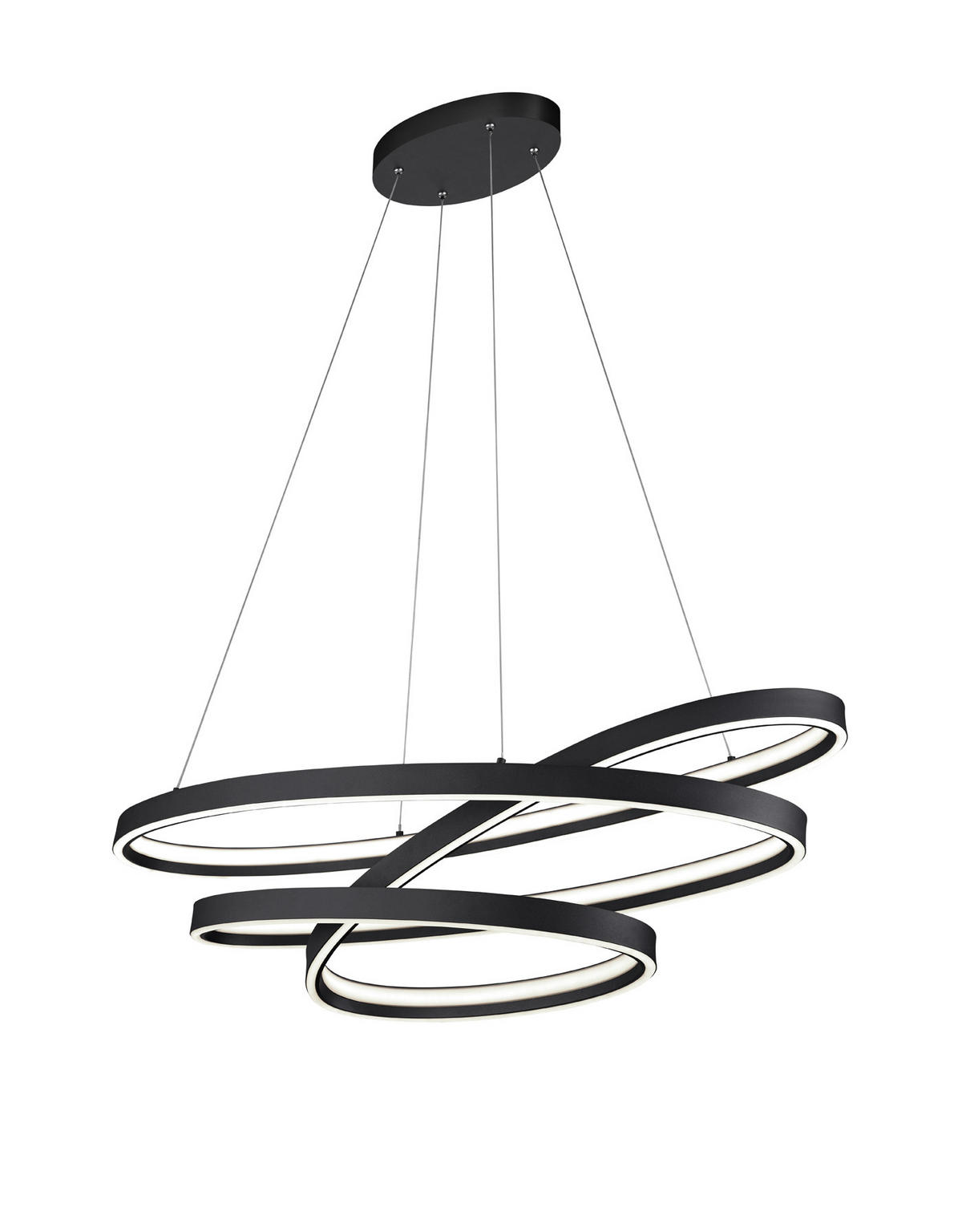 VISEČA LED-SVETILKA  CINQUE 100 W//2000-4000 K/230 V/ - črna/bela, Trendi, kovina/umetna masa (115/50/150cm) - Cinque