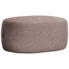 HOCKER in Textil Rotbraun  - Rotbraun/Schwarz, MODERN, Kunststoff/Textil (88/43/66cm) - Hom`in