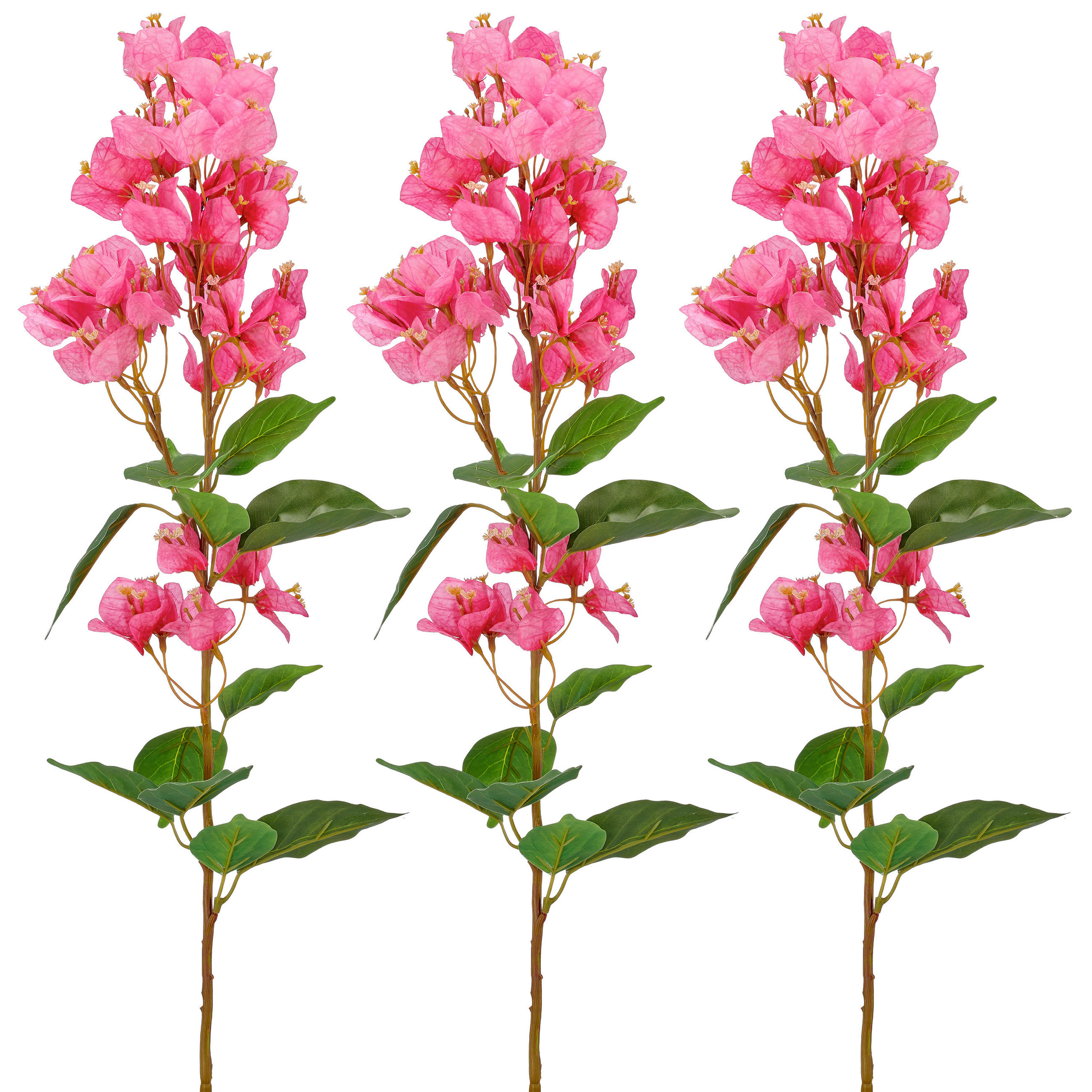 KUNSTBLUME Bougainvillea  - Hellbraun/Pink, Basics, Kunststoff (60cm)