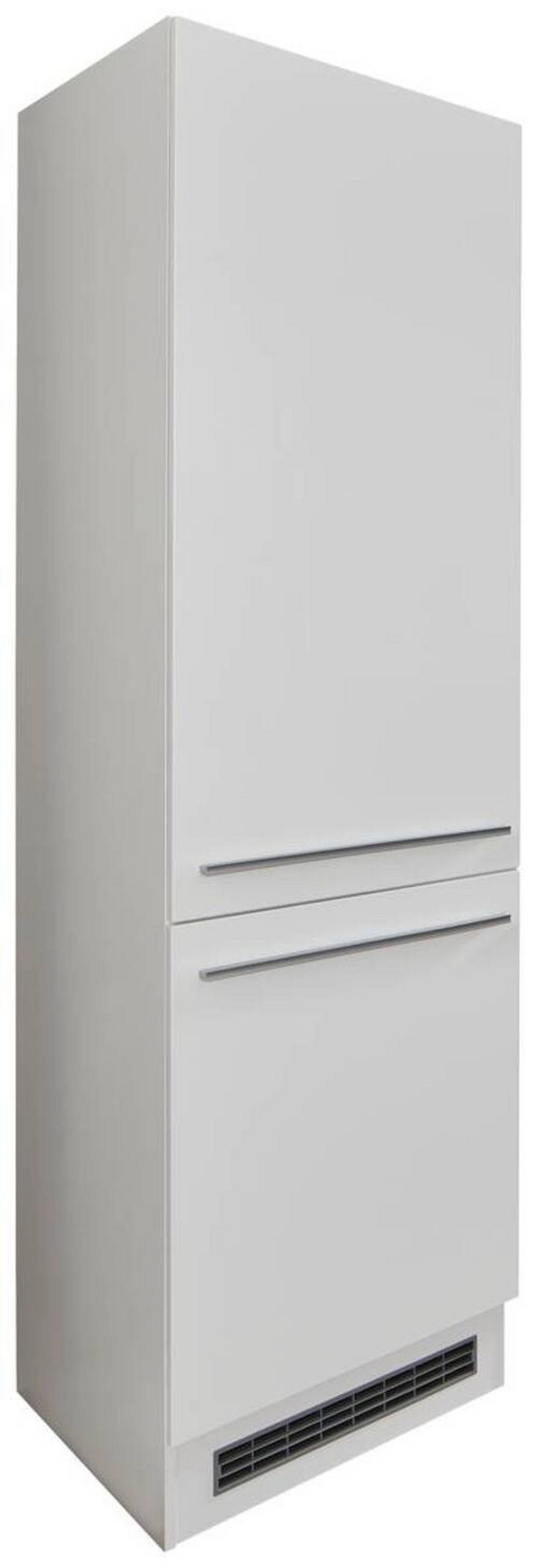 SKRINKA NA VSTAVANÉ SPOTREBIČ - biela/biela s vysokým leskom, Lifestyle, kompozitné drevo/plast (60/211/57cm) - MID.YOU