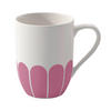 BECHER Fleur Cassis    - Magenta/Weiß, MODERN, Keramik (11,5/8/10,5cm) - Villeroy & Boch