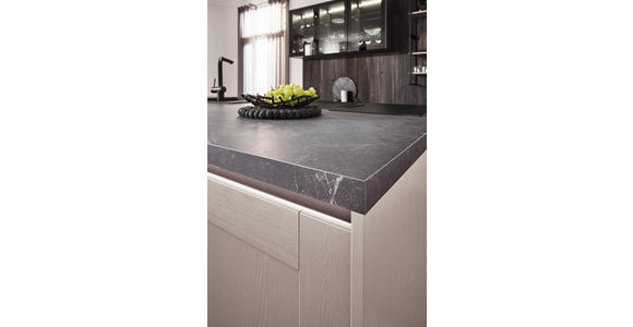 EINBAUKÜCHE   - Eichefarben/Grau, Design, Holzwerkstoff - Xora