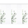 FLÄCHENVORHANG in Grün, Weiß blickdicht  - Weiß/Grün, Natur, Textil (60/245cm)