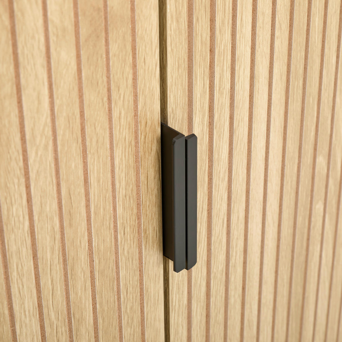 KOMMODE  in 90/82/43 cm  - Schwarz, Natur, Holzwerkstoff/Metall (90/82/43cm) - MID.YOU