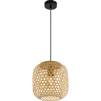 HÄNGELEUCHTE 23/135 cm    - Naturfarben, Design, Naturmaterialien/Kunststoff (23/135cm) - Novel