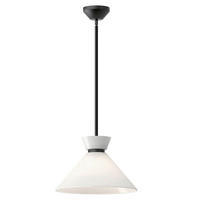 Lampă Suspendată 22,9/35,8 cm  - negru, Konventionell, sticlă/metal (22,9/35,8cm) - Elstead Lighting