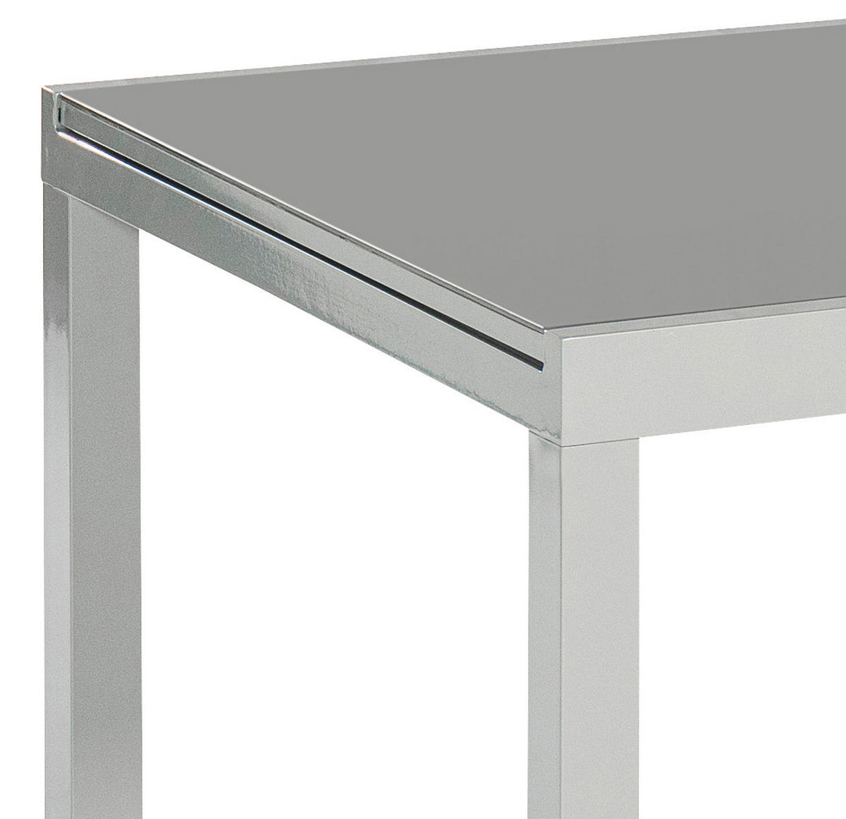 GARTENTISCH 150-220/90/75 cm Metall, Glas rechteckig  - Silberfarben/Grau, KONVENTIONELL, Glas/Metall (150-220/90/75cm) - Gardenson