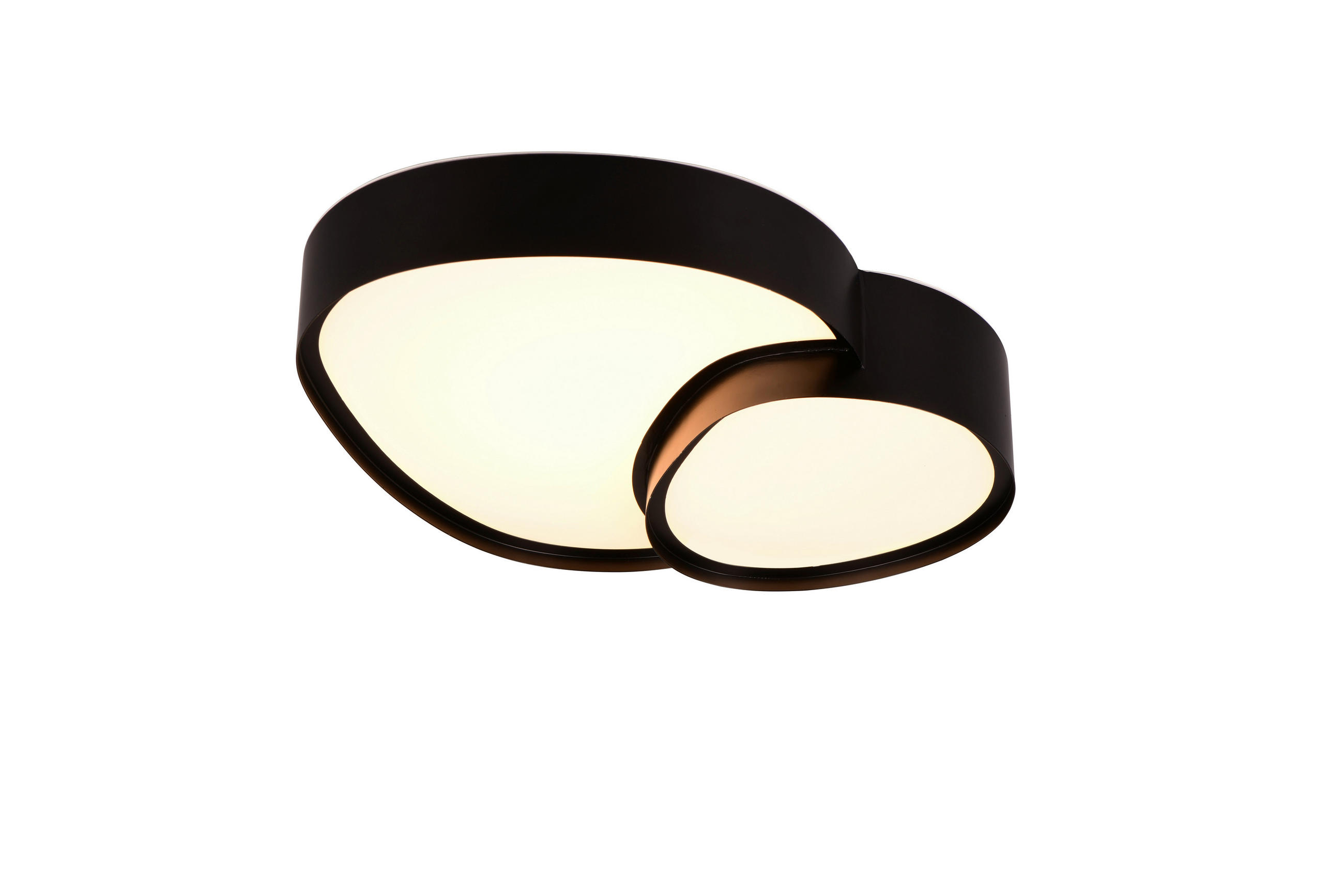 LED-DECKENLEUCHTE    43,5/11,5/36 cm  - Schwarz, Design, Metall (43,5/11,5/36cm) - Trio Leuchten