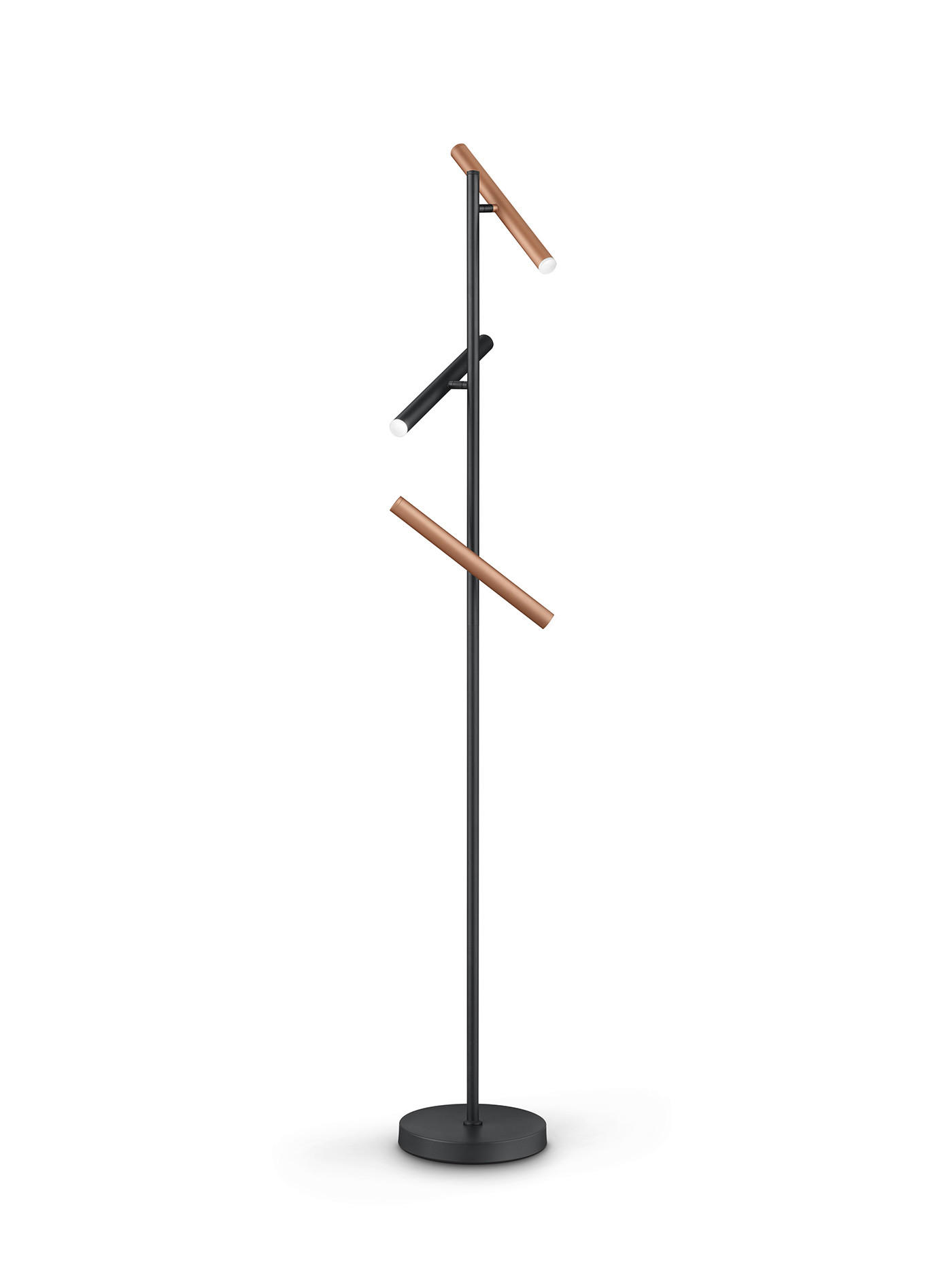 LED-STEHLEUCHTE MR44160332 CALINA - Schwarz/Weiß, KONVENTIONELL, Kunststoff/Metall (30/150cm) - Musterring
