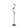 STOJACIA LED LAMPA, 30/150 cm  - čierna/biela, Konventionell, kov/plast (30/150cm) - Musterring