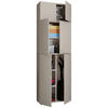 MEHRZWECKSCHRANK 70/223/39 cm  in Grau  - Schwarz/Grau, MODERN, Holzwerkstoff/Kunststoff (70/223/39cm) - MID.YOU