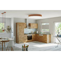 ECKKÜCHE 210/270 cm  in Eichefarben  - Apfelbaumfarben/Eichefarben, MODERN, Holzwerkstoff (210/270cm) - Held