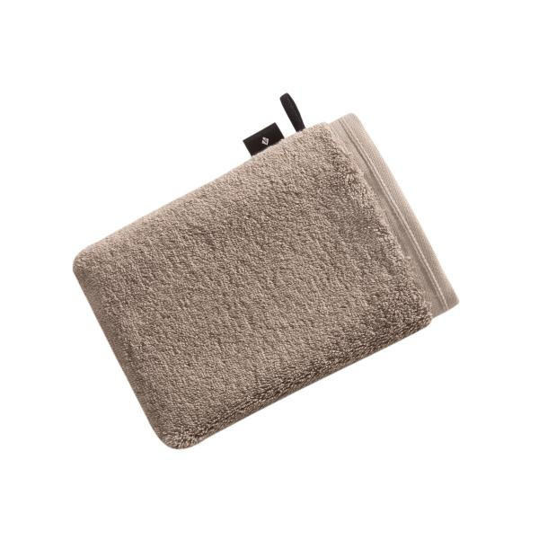 Vossen Waschlappen Vegan Life Grau 22x16 cm