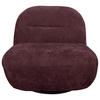 SESSEL in Struktur Bordeaux  - Bordeaux/Schwarz, Basics, Textil/Metall (85/74/85cm) - Livetastic