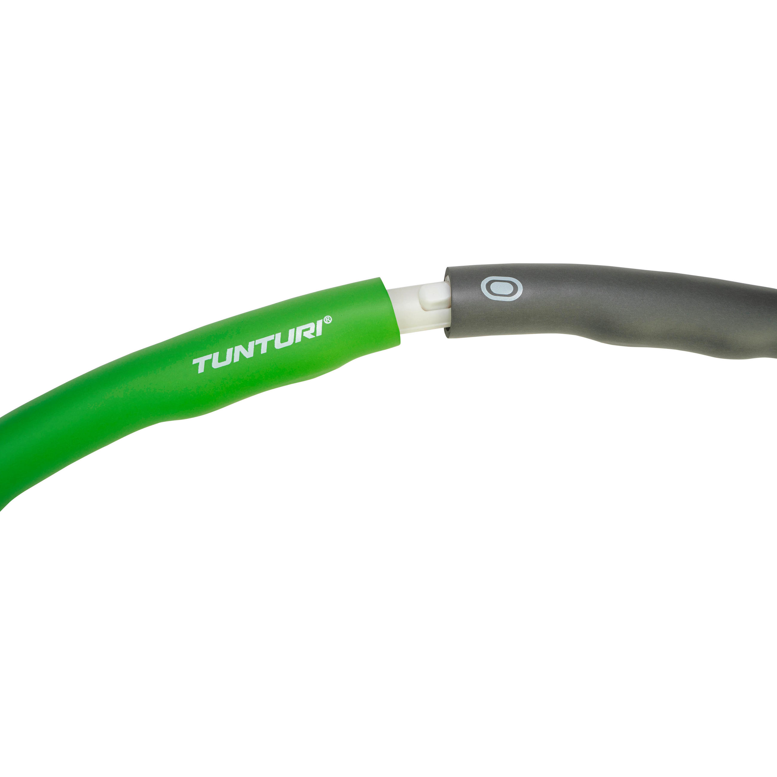 FITNESSREIFEN - Grau/Grün, KONVENTIONELL, Kunststoff/Metall (100cm)