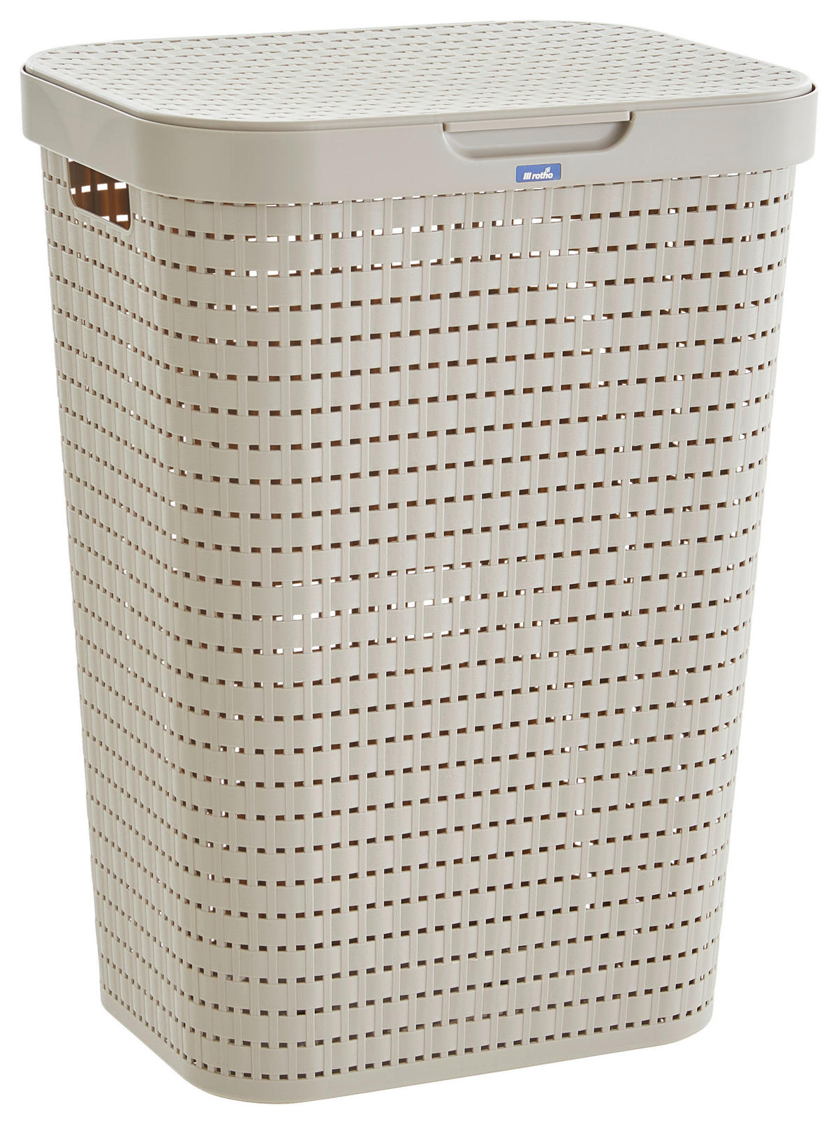 WÄSCHETONNE - Cappuccino, Basics, Kunststoff (42/32/57,2cm) - Rotho