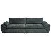 BIG SOFFA i struktur mörkgrön  - svart/mörkgrön, Klassisk, textil/plast (302/80/120cm) - MID.YOU