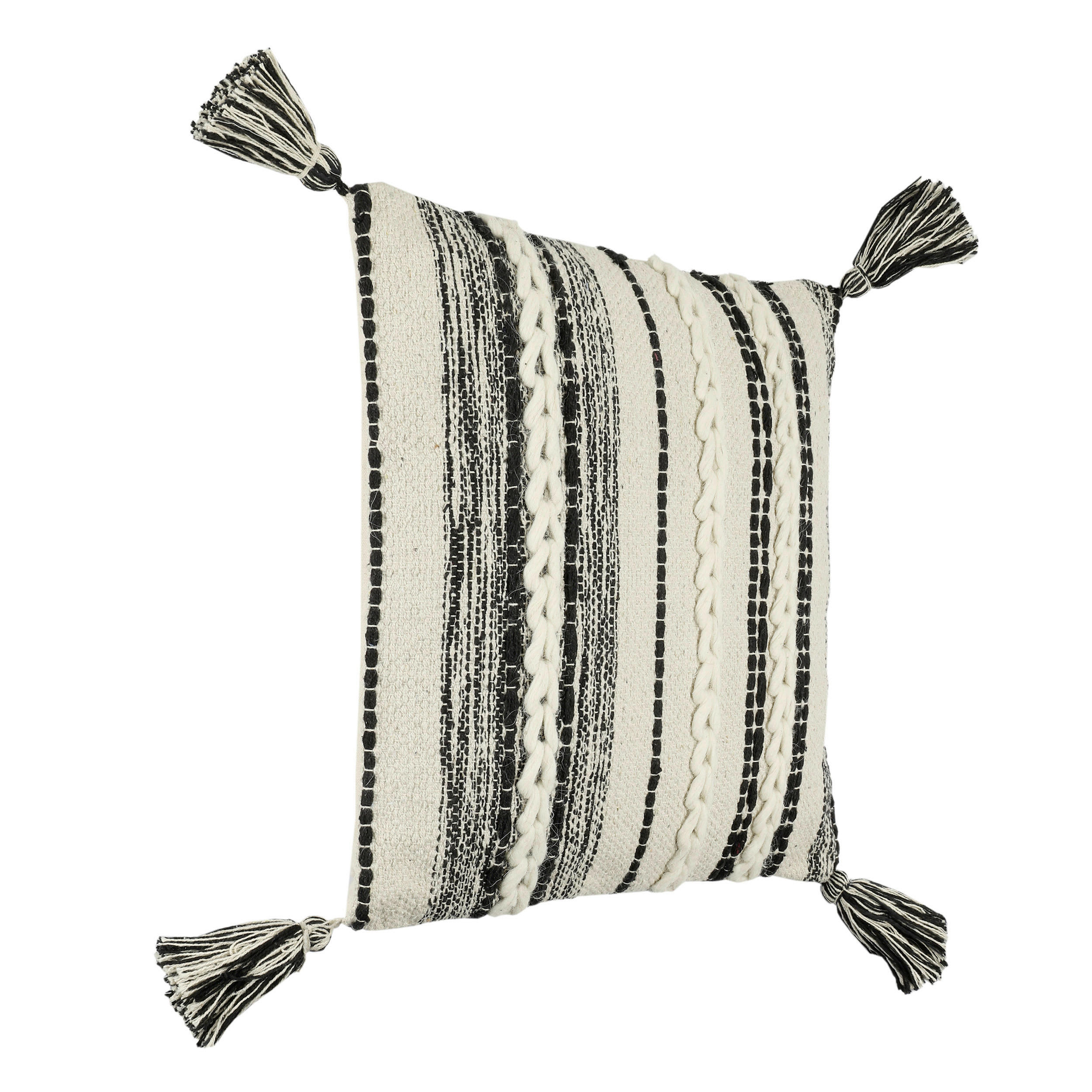 ZIERKISSEN  45/45 cm   - Creme/Weiß, Basics, Textil (45/45cm) - Eglo