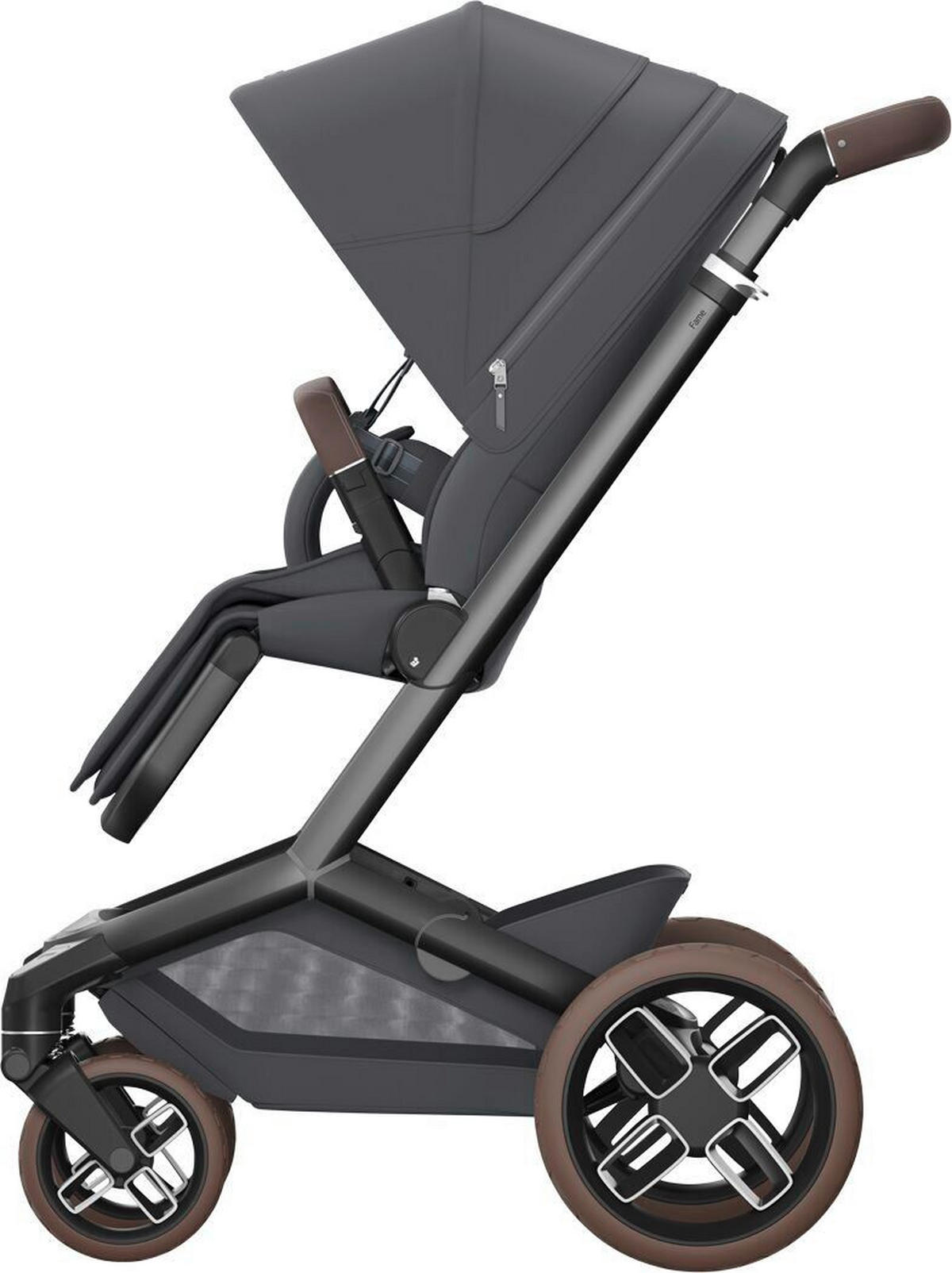 KINDERWAGEN  Fame  Moon Graphite  - Grau, Basics, Textil (61.5/98-110/86,5-95,5cm) - Maxi-Cosi