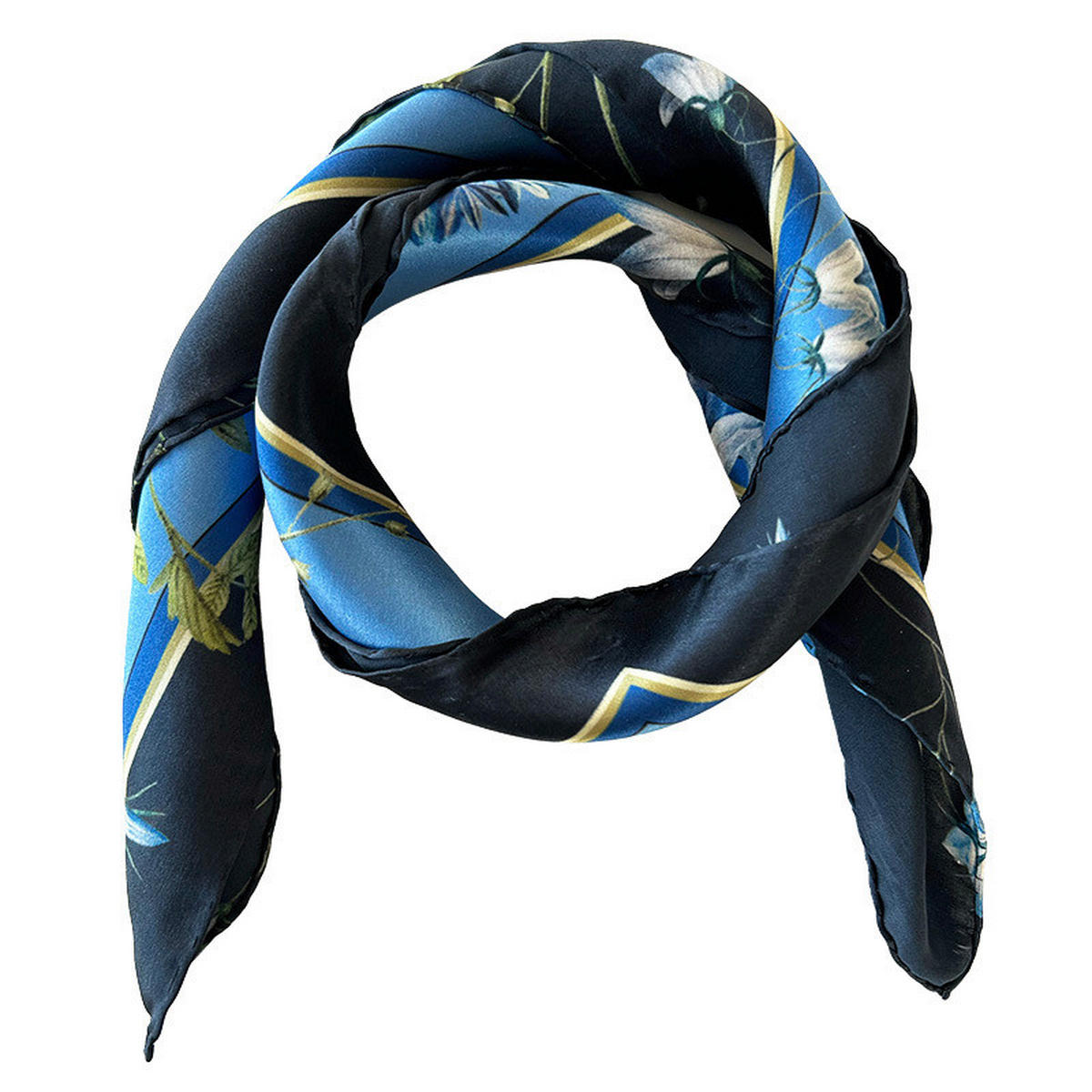 SCHAL  - Blau, Basics, Textil (50/50cm)