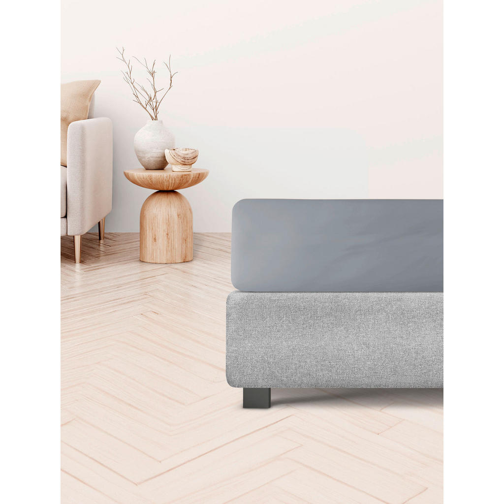 Thumbnail - Irisette Spannbetttuch, Silber, Textil, 140-160x200 cm, bügelfrei, weich und anschmiegsam, formstabil langlebig, spielen...