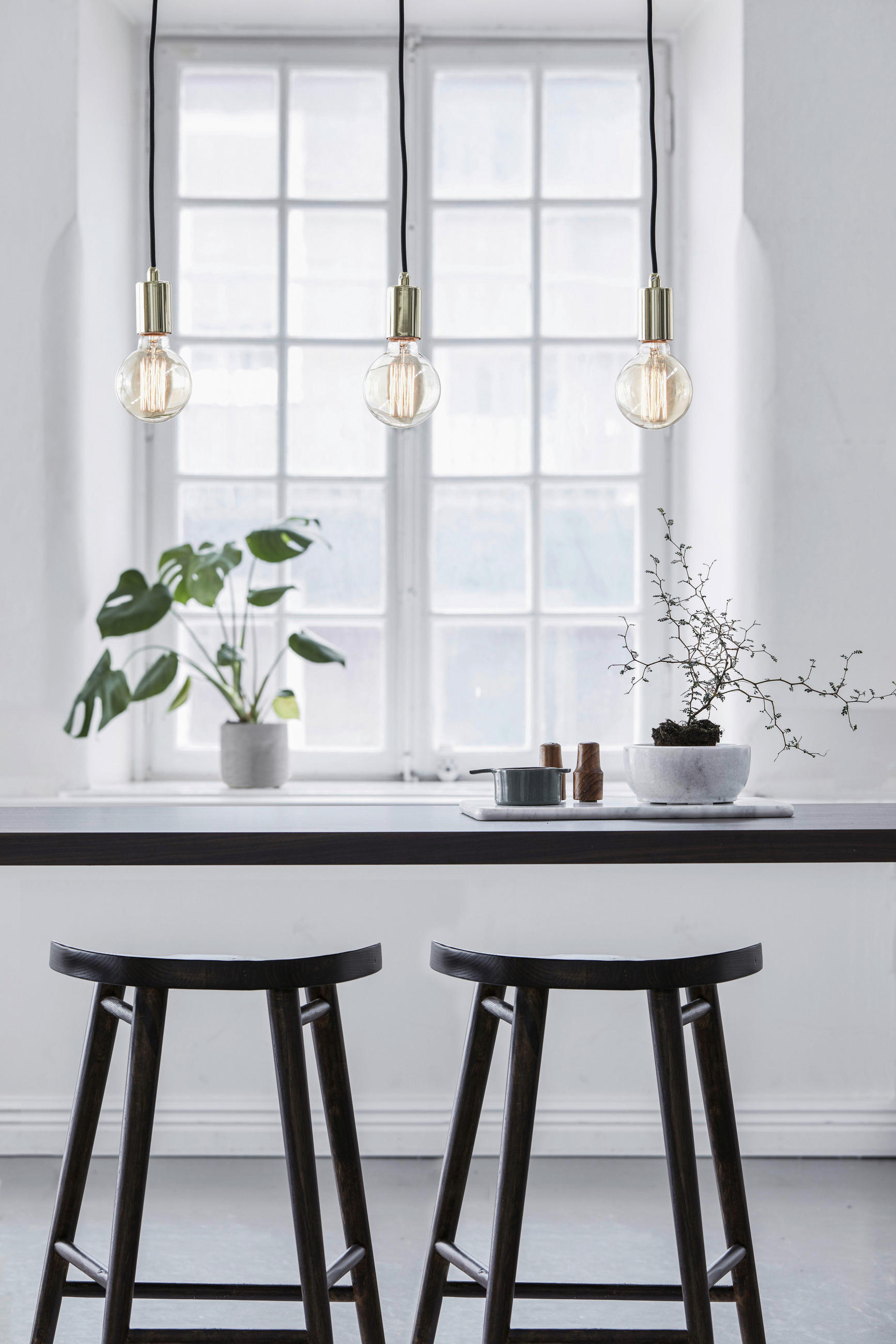 HÄNGELEUCHTE 4,5/160 cm  - Messingfarben, Basics, Metall (4,5/160cm) - Markslöjd