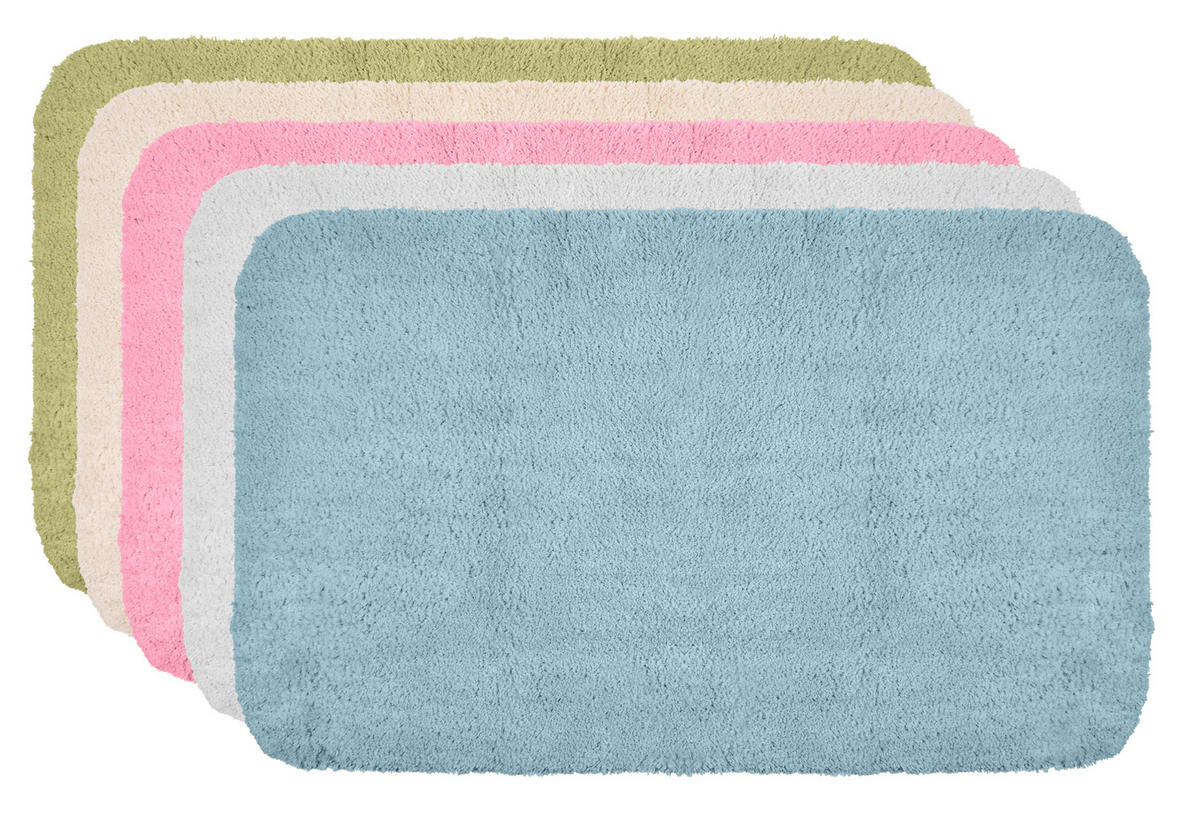 FÜRDŐSZOBASZŐNYEG  60/100 cm  zöld   - zöld, Konventionell, textil (60/100cm) - Esposa