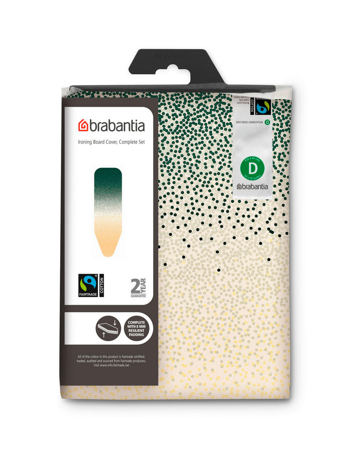BÜGELBRETTBEZUG - Multicolor, Basics, Textil (58/144/1cm) - Brabantia