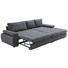 WOHNLANDSCHAFT in Textil Gelb - Chromfarben/Gelb, Design, Kunststoff/Textil (294/173cm) - Carryhome