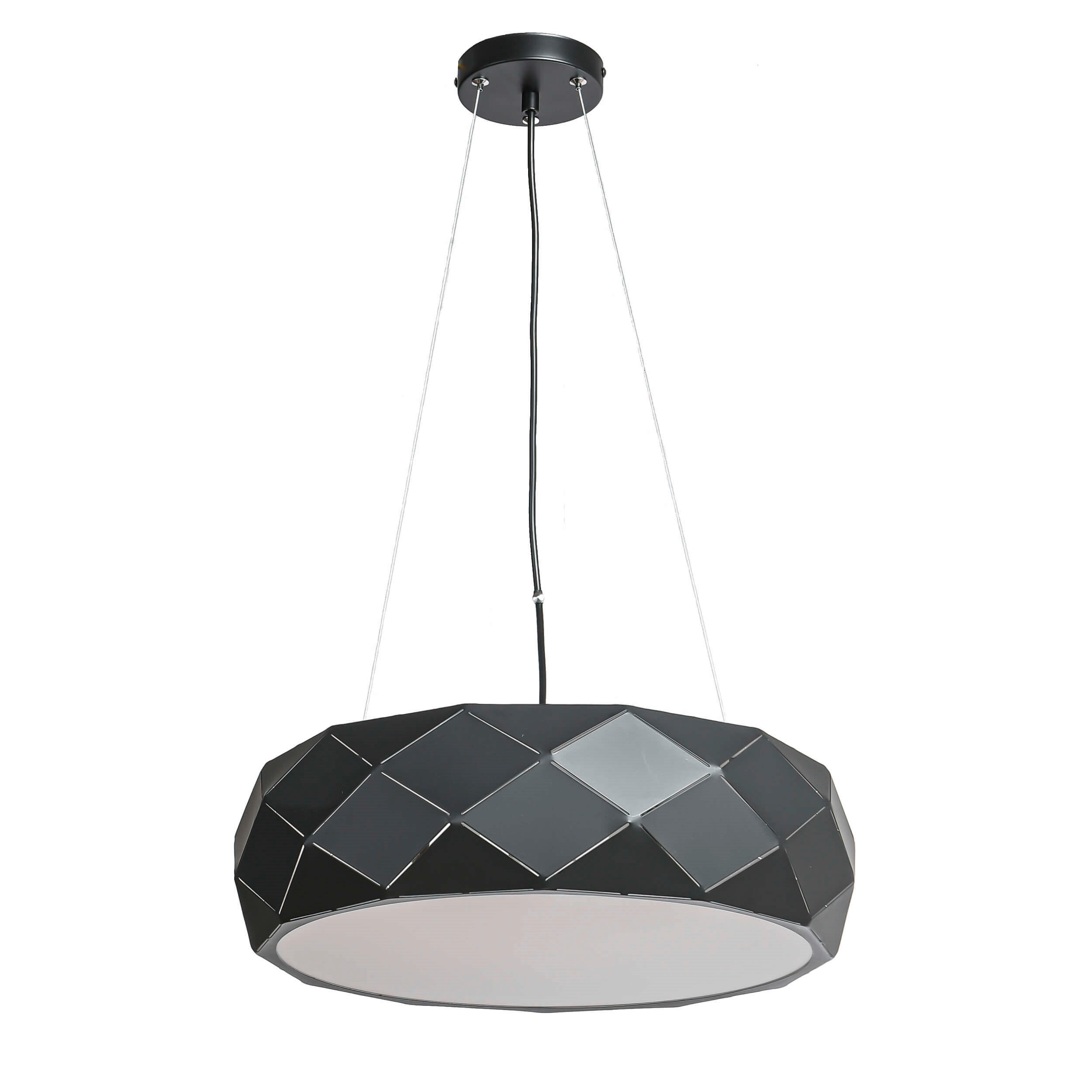 HÄNGELEUCHTE Reus 47/180 cm   - Schwarz, Design, Metall (47/180cm)