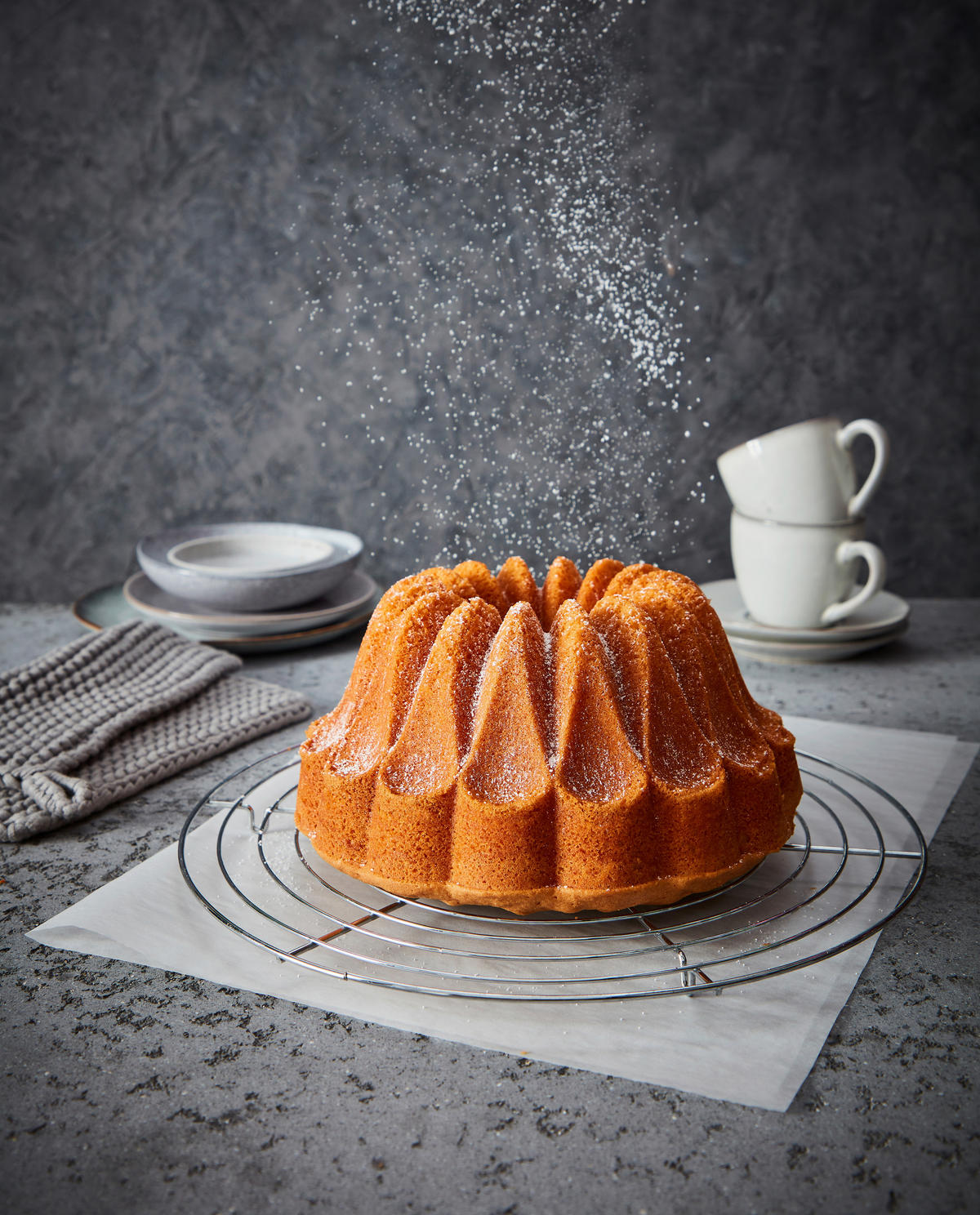 GUGELHUPFFORM  - Silberfarben, Trend, Metall (23,5/10,5cm) - Birkmann